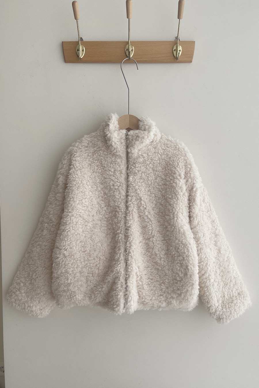 MINIQUEENS韓國代購㊣女士新款職業時尚推薦25秋冬夾克毛絨高領MINIQUEENS夾克