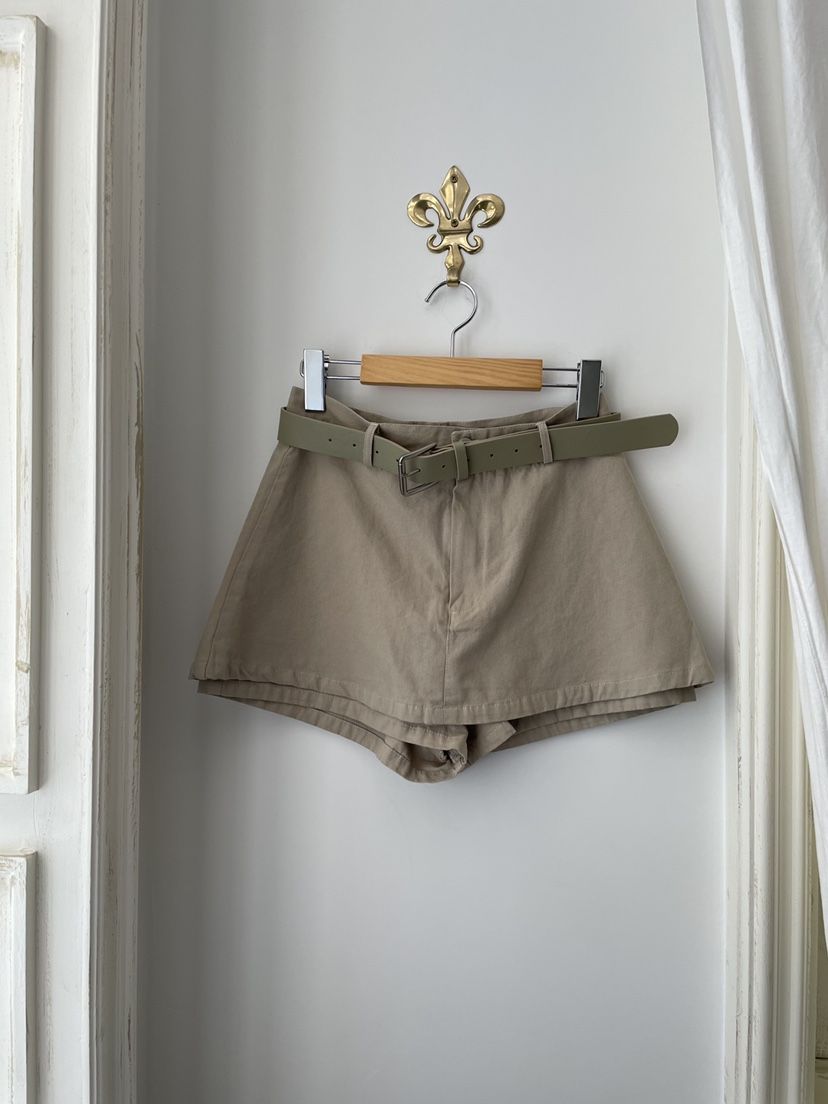 JOURNEY東大門㊣直郵女裝新款職業熱賣休閑人氣25秋冬短褲腰帶JOURNEY短褲