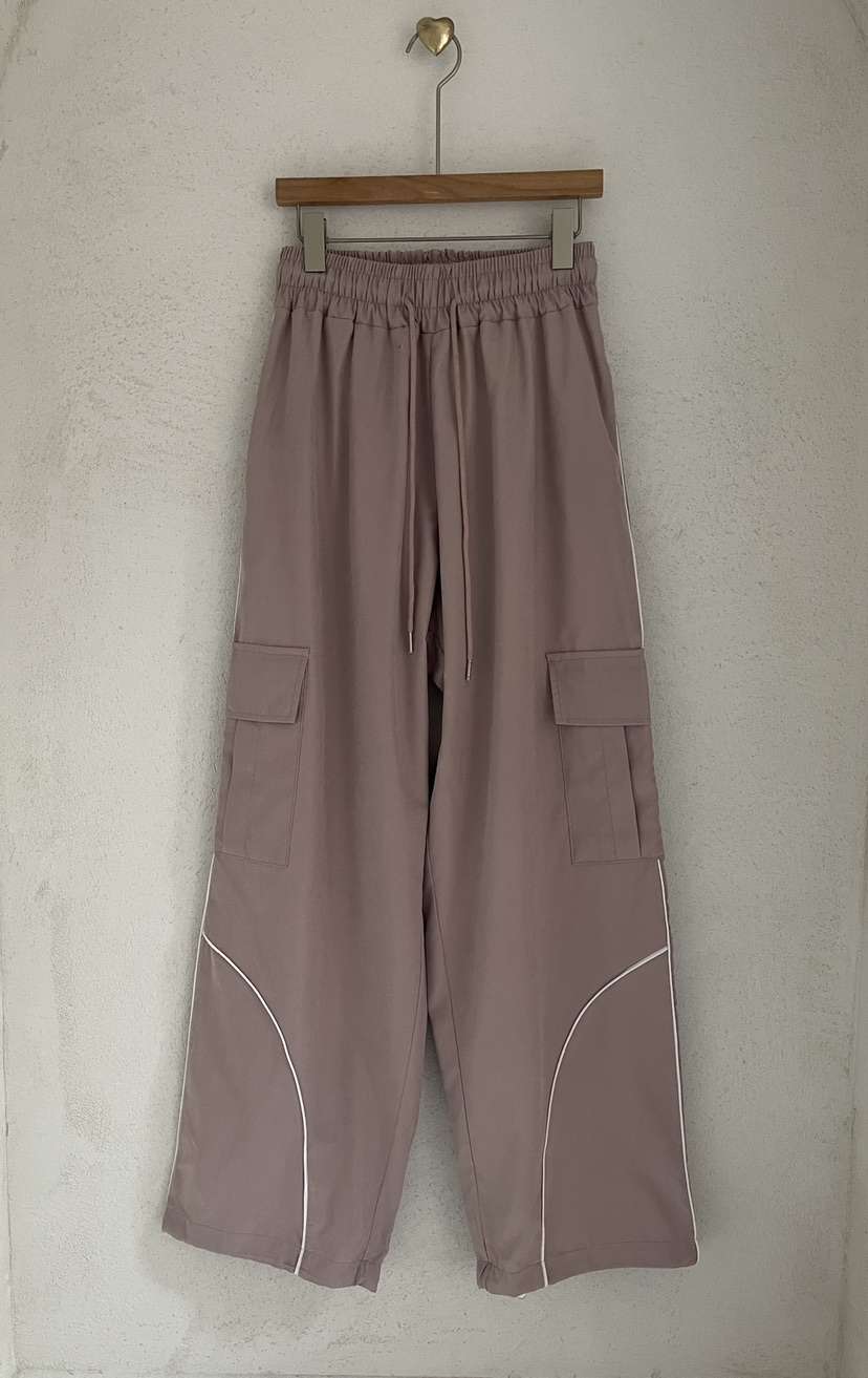 MINIQUEENS東大門㊣實拍女士新款熱賣推薦休閑休閑褲口袋拉鏈MINIQUEENS休閑褲