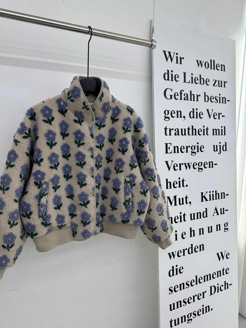 RED-A韓國直郵㊣女裝新款熱賣休閑時尚推薦25秋冬夾克花朵RED-A夾克