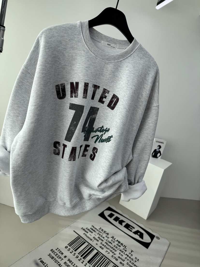 RED-A韓國代購㊣女裝新品熱賣時尚休閑職業推薦25秋冬衛衣RED-A衛衣