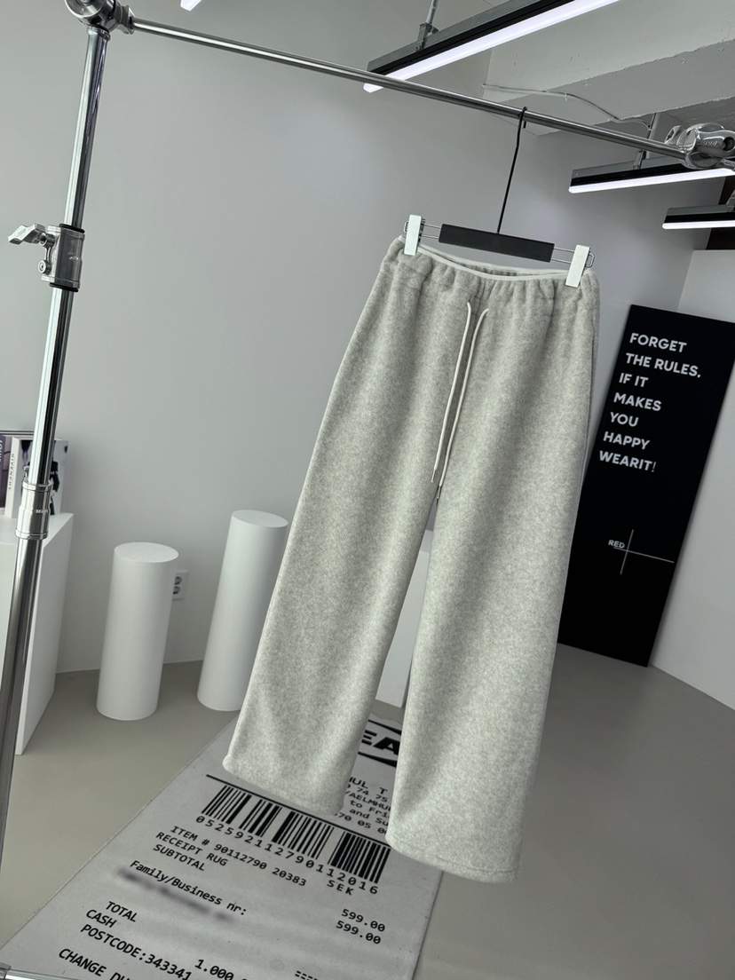 RED-A東大門㊣直郵女裝新品職業推薦人氣25秋冬休閑褲抓絨RED-A休閑褲