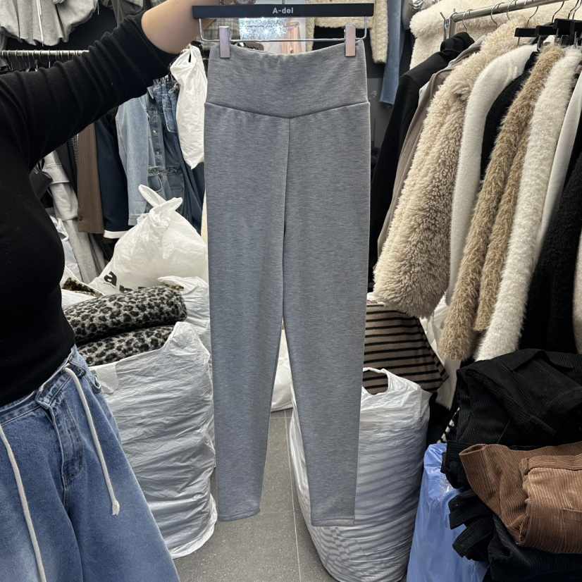 A-DEL東大門㊣直郵女士新品人氣休閑打底褲鯊魚褲加絨抓絨A-DEL打底褲/鯊魚褲