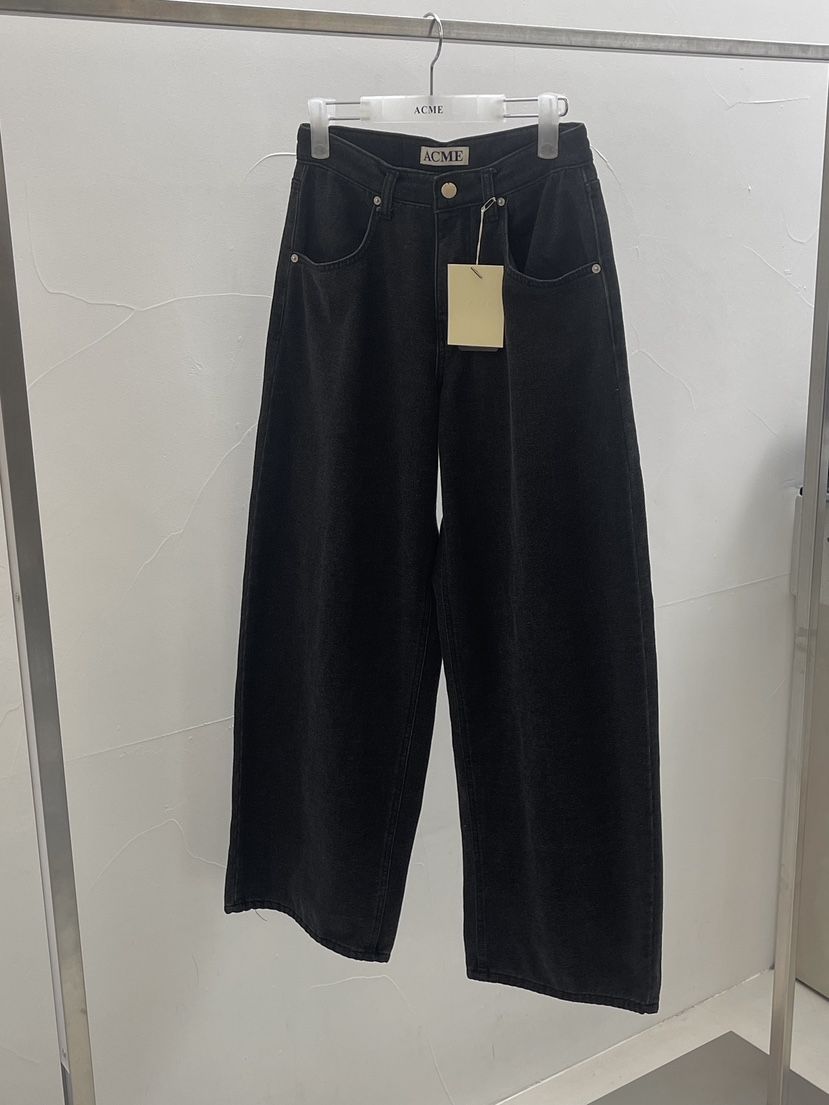 ACME東大門㊣代購女士新款時尚熱賣人氣25秋冬職業牛仔褲加絨ACME牛仔褲