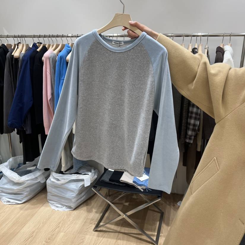 HAUS-A韓國直郵㊣女士新品休閑時尚25秋冬職業人氣長袖T恤HAUSWOMEN長袖T恤