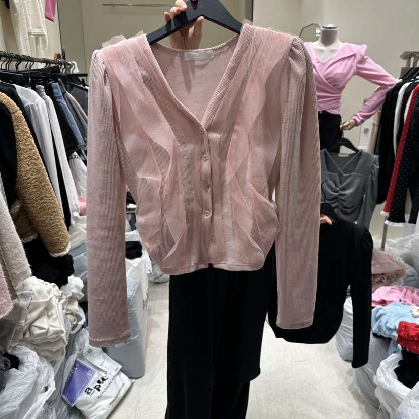 MONOPOLY東大門㊣代購女士新品休閑25秋冬人氣熱賣時尚針織衫MONO_POLY針織衫