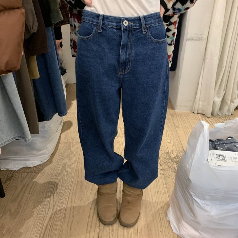 LOVE MY SANTA東大門㊣直郵女裝新品推薦休閑牛仔褲不加絨Santa/LOVE MY SANTA牛仔褲