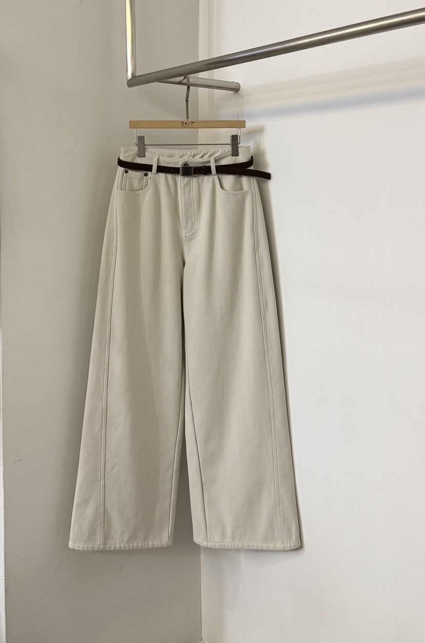 TWENTY FOUR SEVEN24-7東大門㊣代購女士新款推薦休閑褲含腰帶TEWNTY FOUR SEVEN24-7休閑褲