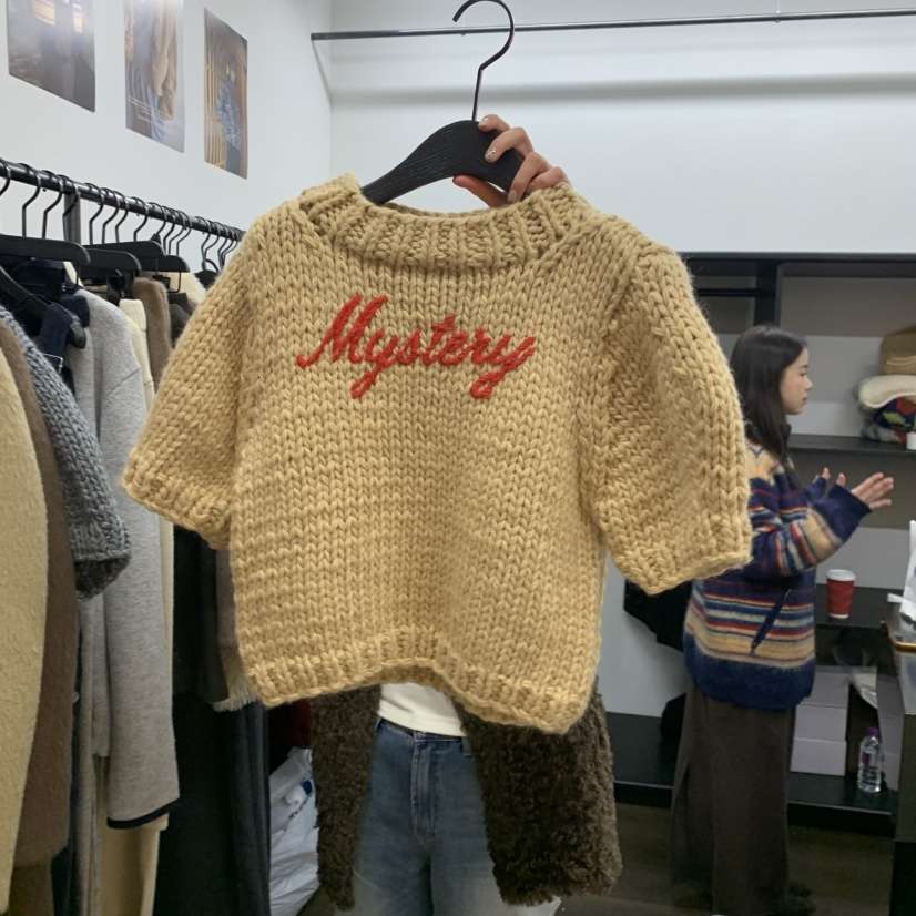 UNANSWERED-MYSTERY韓國直郵㊣女士新品熱賣人氣休閑25秋冬毛衣UNANSWERED-MYSTERY毛衣