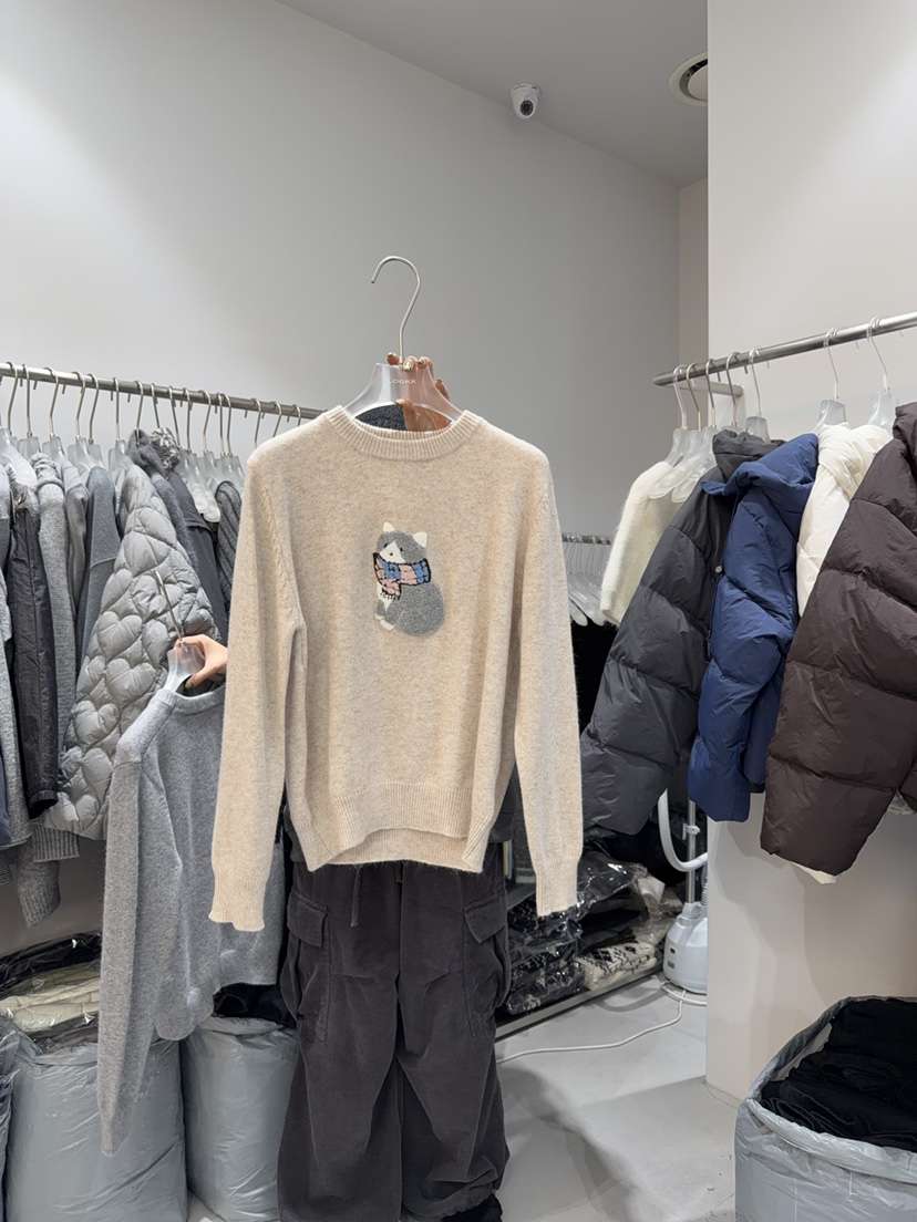 LOOKK韓國代購㊣女士新品推薦人氣職業休閑熱賣25秋冬毛衣圍巾LOOKK毛衣