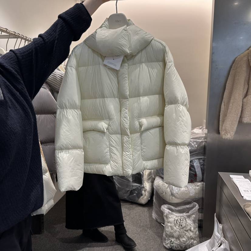 ALTER韓國代購㊣女士新品時尚職業人氣推薦25秋冬短款羽絨服Alter短款羽絨服