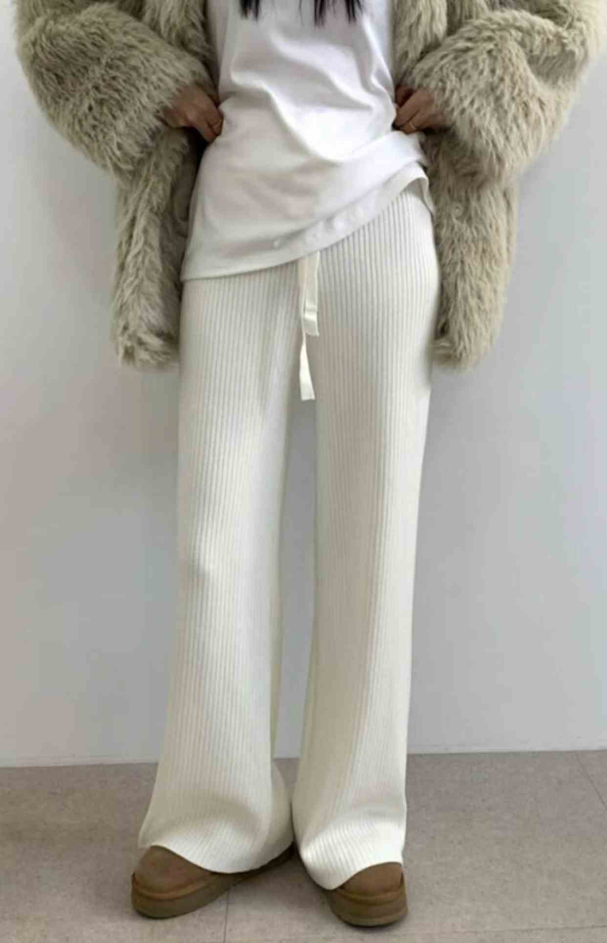 BCLOTHES-비클로스-T東大門㊣實拍女裝新品25秋冬真品休閑褲B'CLOTHES休閑褲