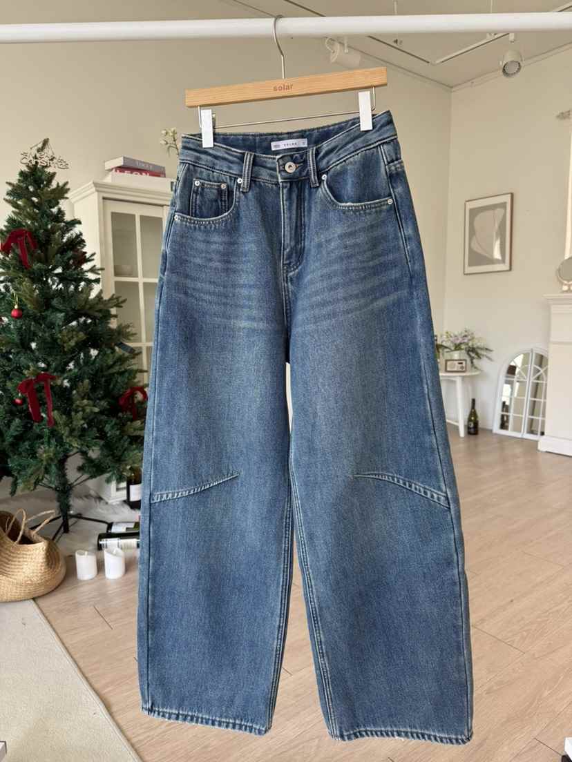 SOLAR韓國直郵㊣女士新款人氣25秋冬時尚推薦熱賣真品牛仔褲SOLAR牛仔褲