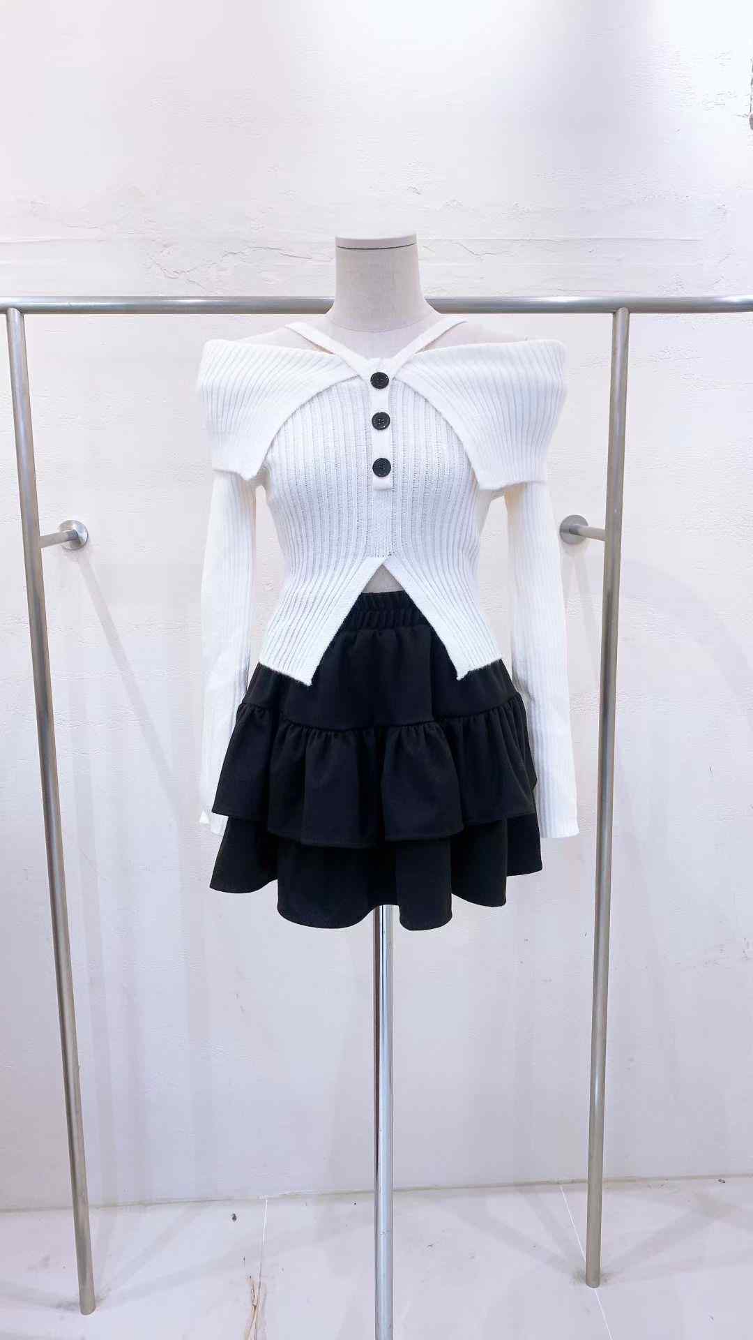 BARO東大門㊣直郵女裝新款推薦時尚真品25秋冬職業休閑針織衫BARO針織衫