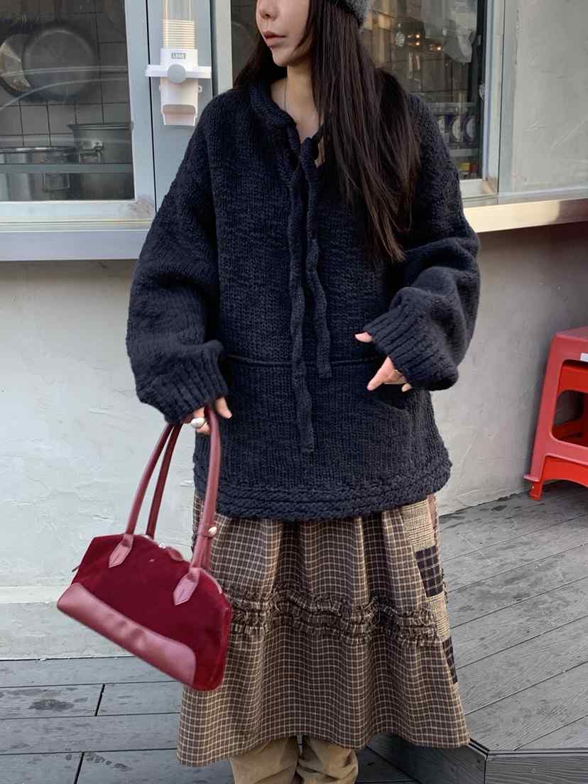 SUNDER MARKET東大門㊣直郵女士新款人氣時尚25秋冬針織衫SUNDER MARKET針織衫