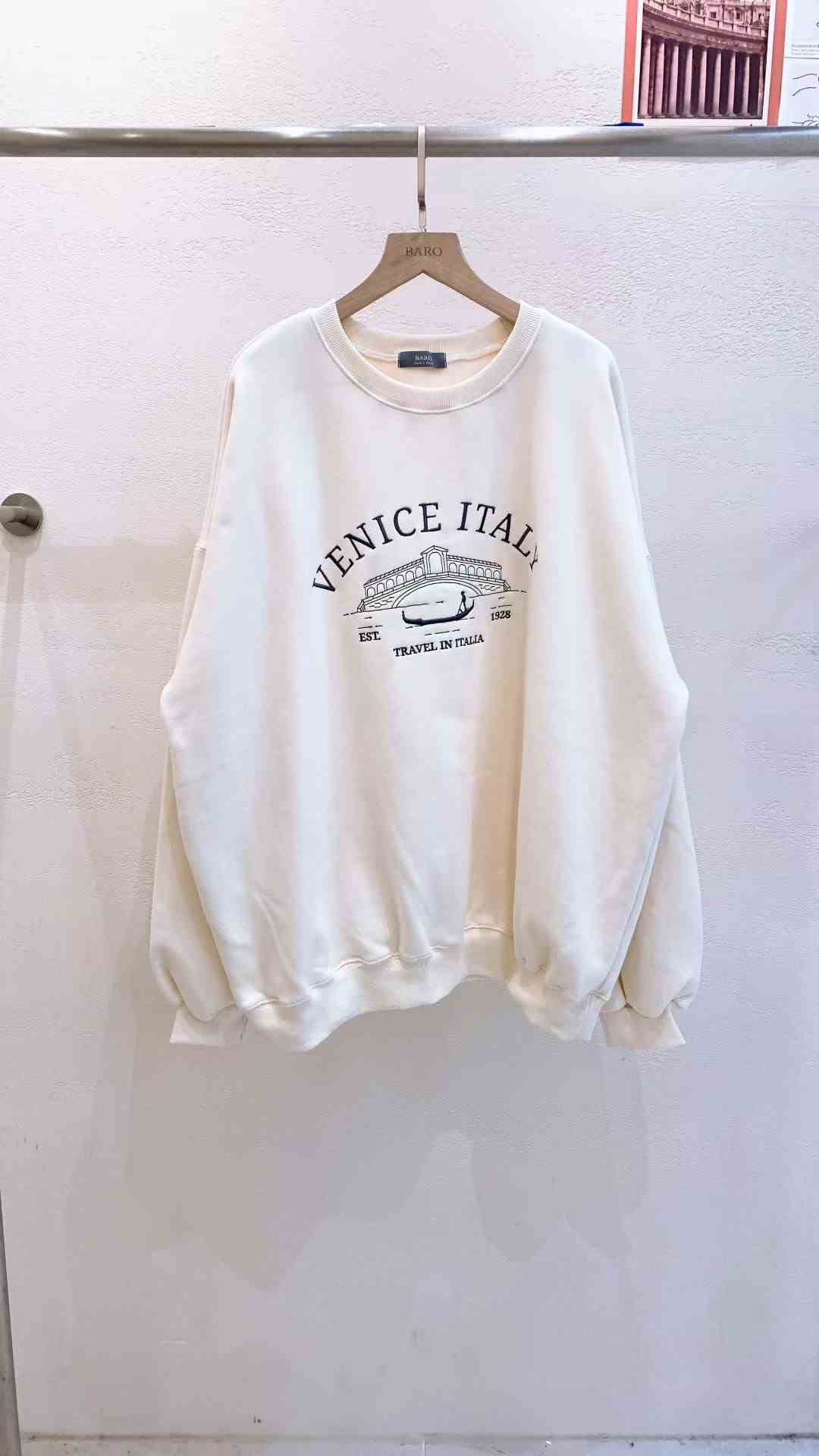 BARO東大門㊣直郵女裝新品人氣真品推薦25秋冬職業時尚衛衣BARO衛衣