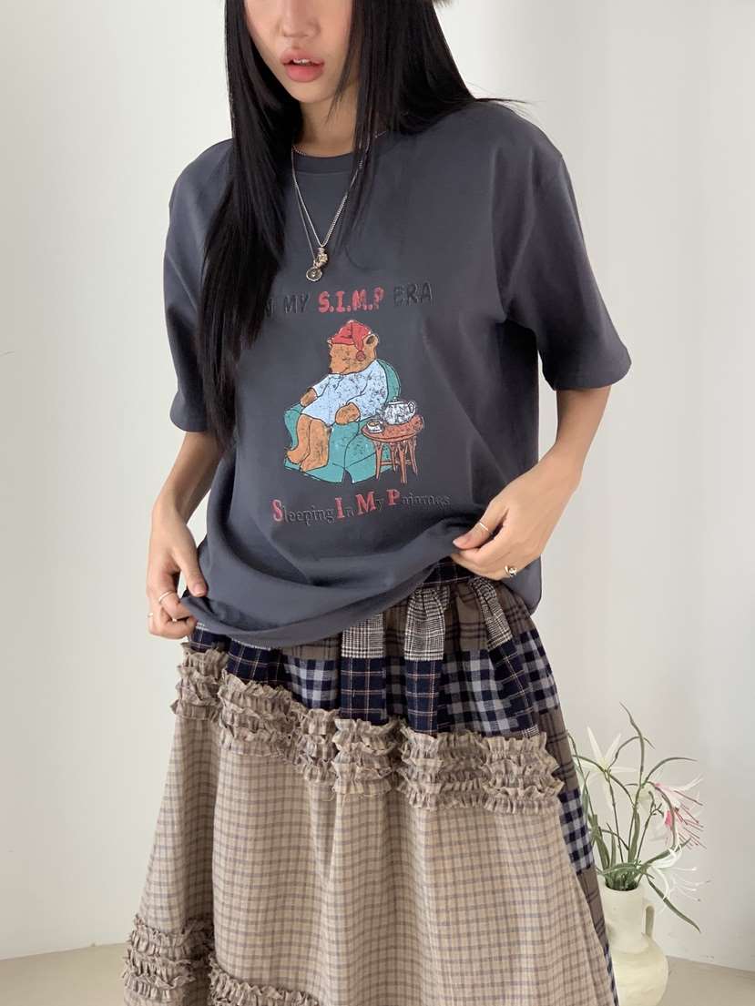 SUNDER MARKET東大門㊣代購女士新款休閑熱賣推薦25秋冬T恤SUNDER MARKETT恤