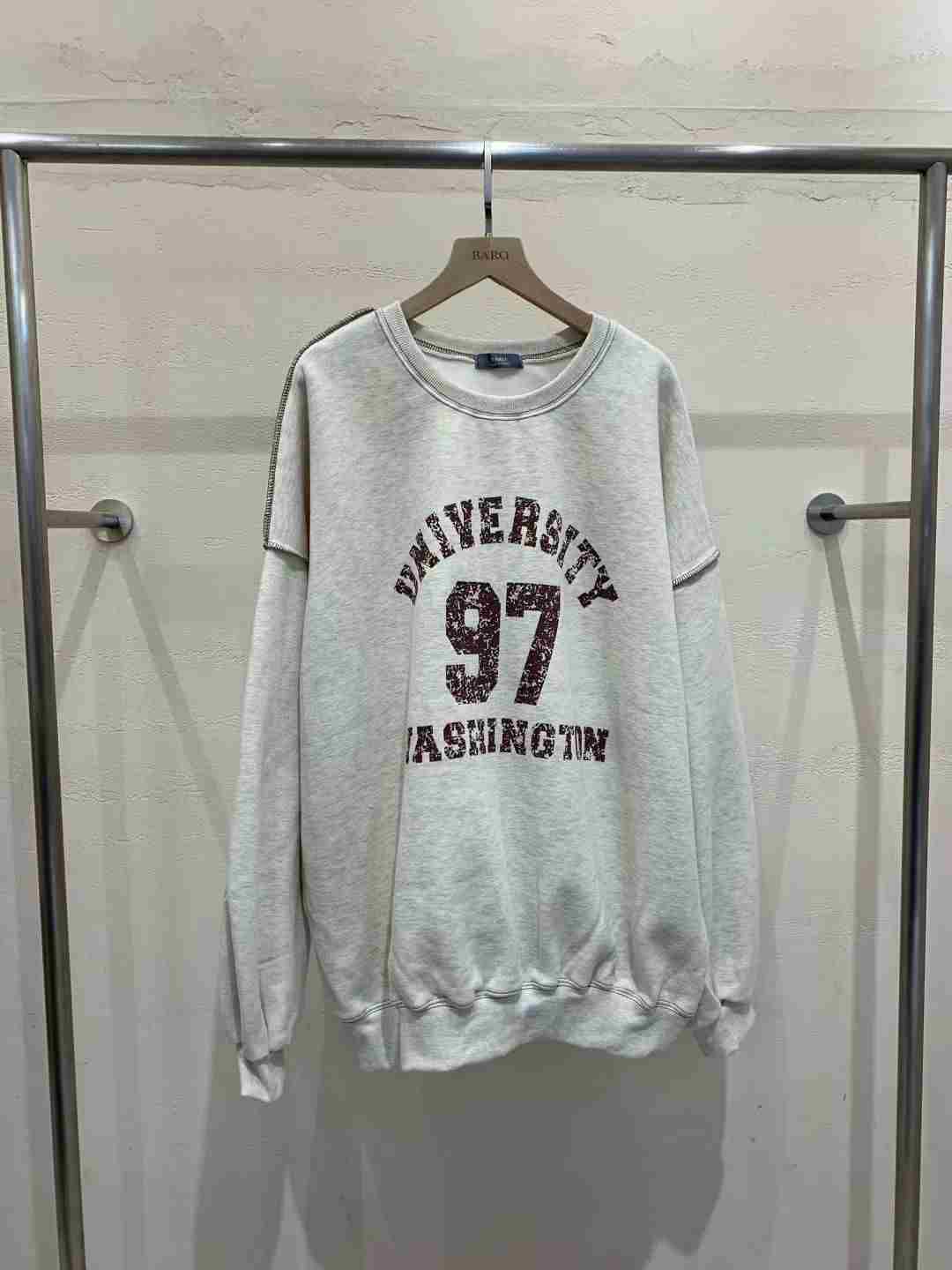 BARO韓國代購㊣女士新品時尚職業休閑推薦真品熱賣25秋冬衛衣BARO衛衣