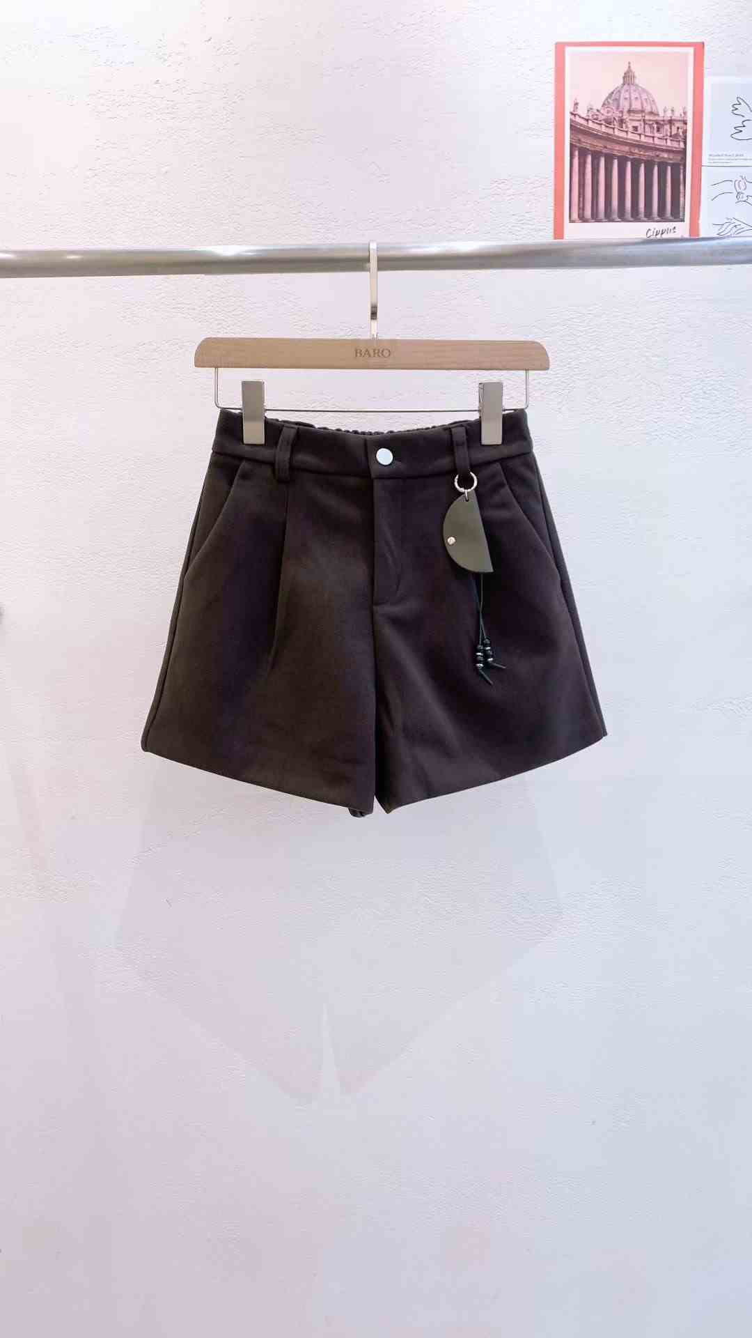 BARO東大門㊣實拍女士新品人氣25秋冬休閑推薦真品時尚短褲BARO短褲