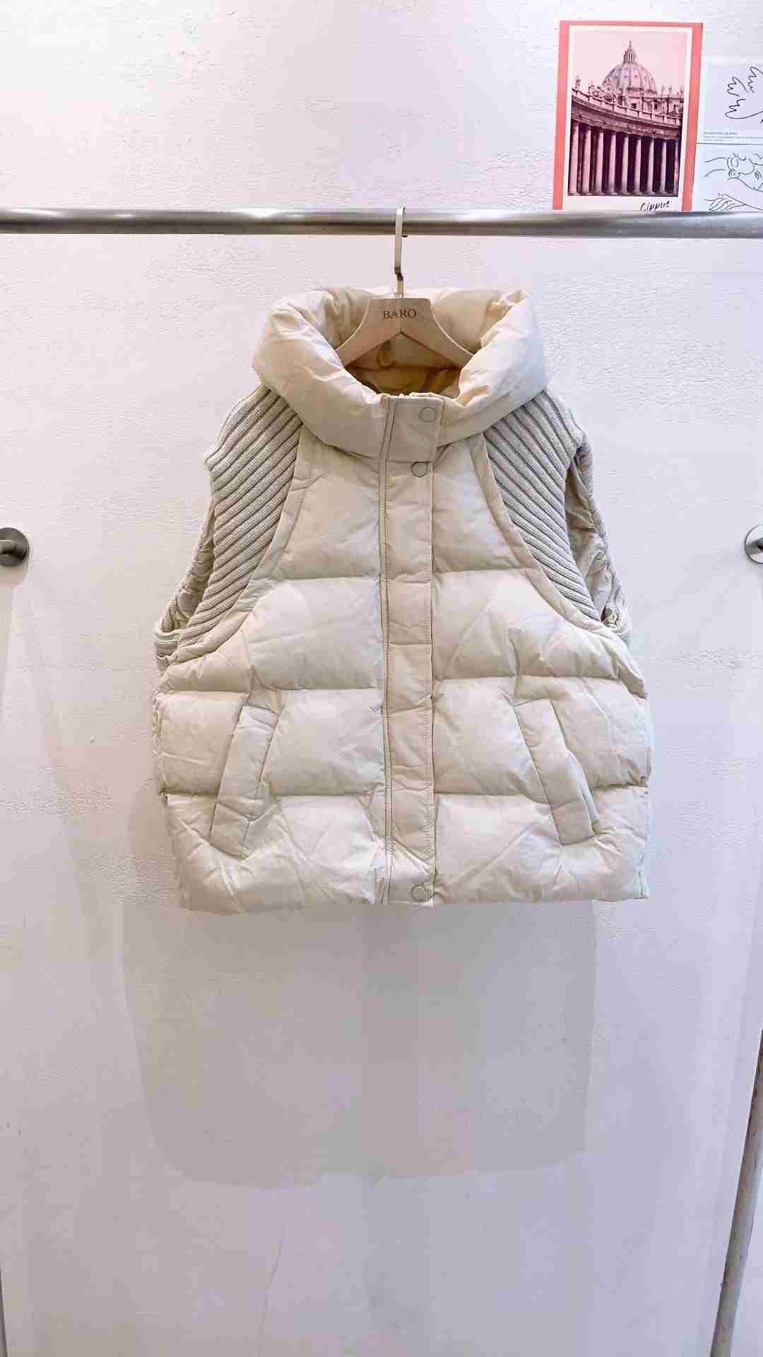 BARO東大門㊣實拍女裝新品真品人氣25秋冬推薦時尚休閑馬甲BARO馬甲