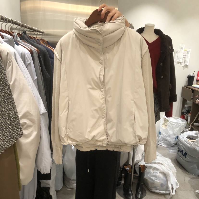 CHAE韓國代購㊣女裝新品25秋冬真品職業短款羽絨服填充鵝絨CHAE短款羽絨服