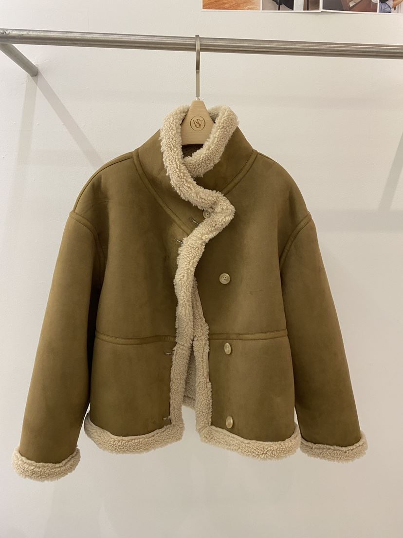 WEAUE SELVAGE東大門㊣實拍女裝新品人氣職業熱賣短款大衣Weave Selvage短款大衣