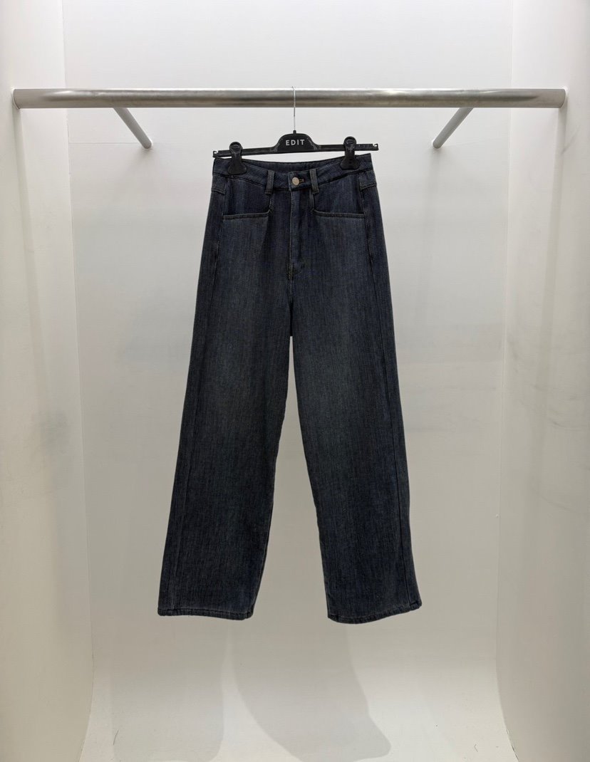 EDIT東大門㊣實拍女士新品推薦休閑時尚職業人氣牛仔褲加絨EDIT牛仔褲