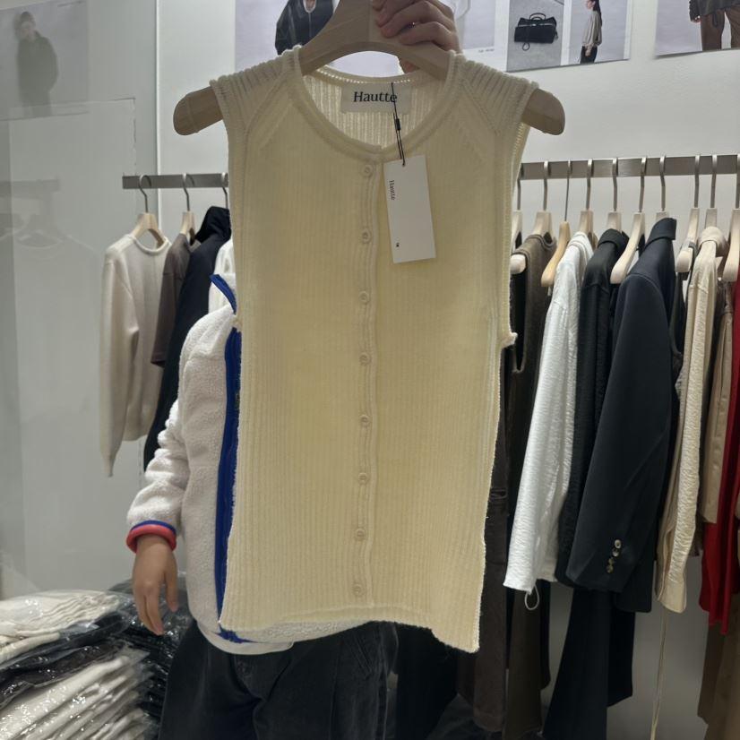 HAUTTE-P東大門㊣代購女士新款時尚推薦25秋冬熱賣職業馬甲HAUTTE馬甲