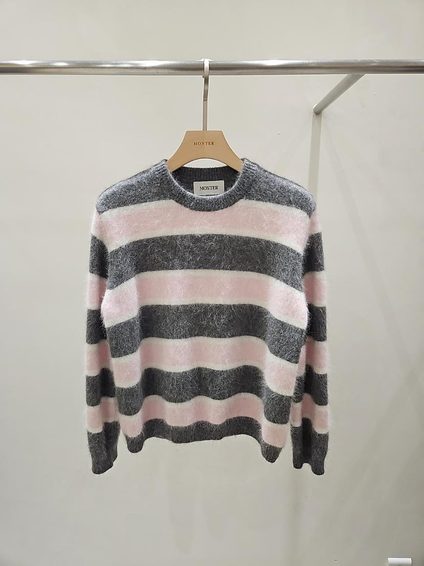 MONTER東大門㊣直郵女裝新款人氣時尚熱賣25秋冬休閑毛衣浣熊MONTER毛衣