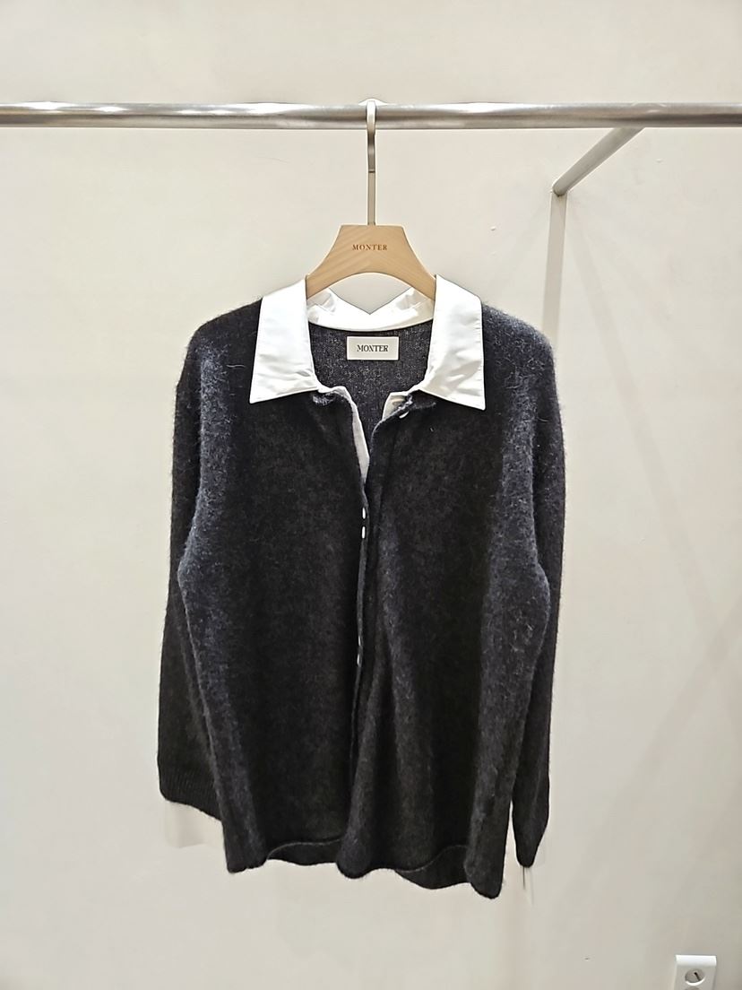 MONTER東大門㊣代購女裝新款人氣真品職業時尚熱賣針織衫浣熊MONTER針織衫