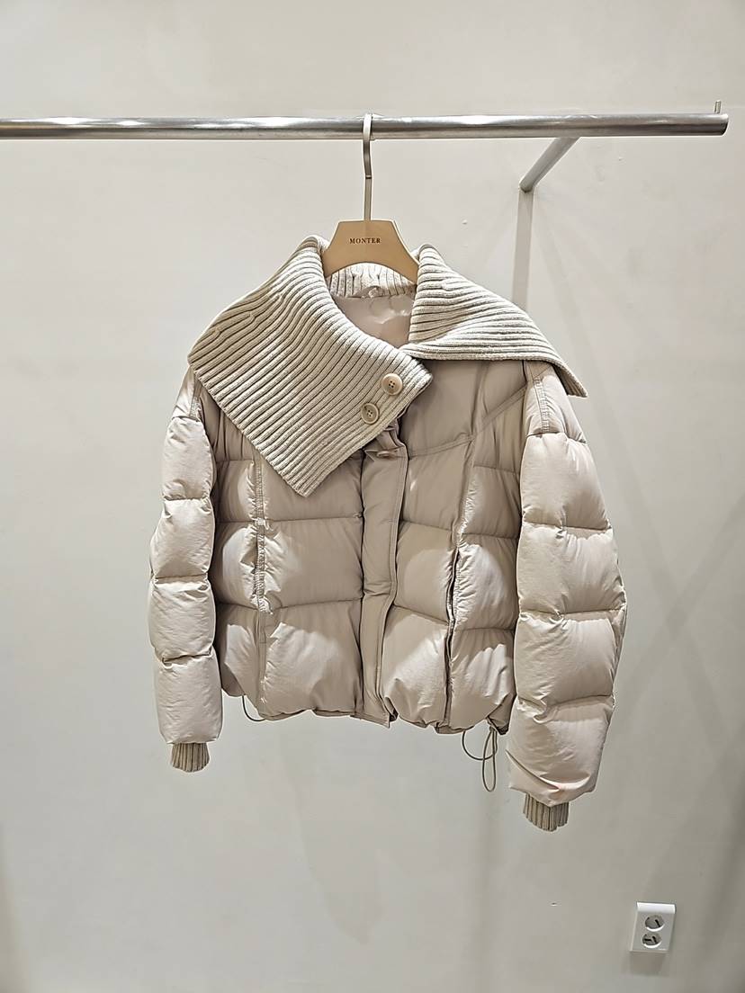 MONTER東大門㊣代購女裝新款人氣時尚休閑短款羽絨服保暖鵝絨MONTER短款羽絨服