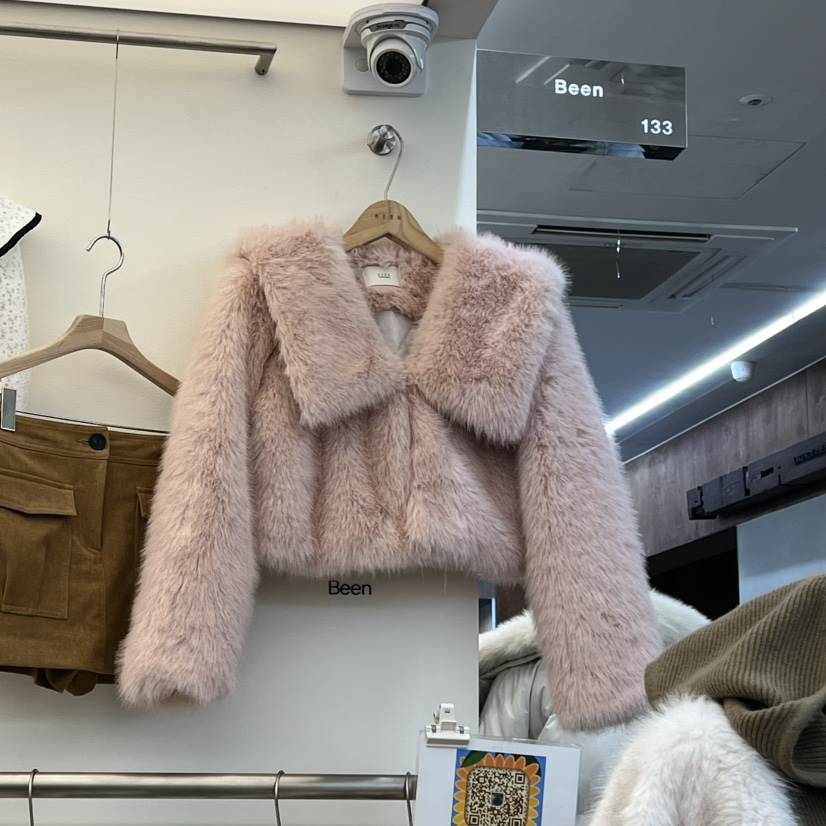 BEEN-A韓國直郵㊣女裝新品時尚職業休閑25秋冬熱賣短款大衣BEEN-A短款大衣