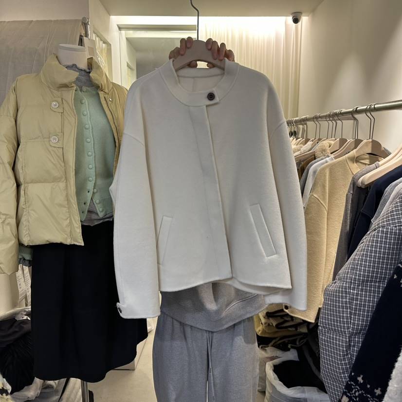 LIL東大門㊣實拍女士新款真品時尚職業推薦夾克手工短款紐扣LIL夾克