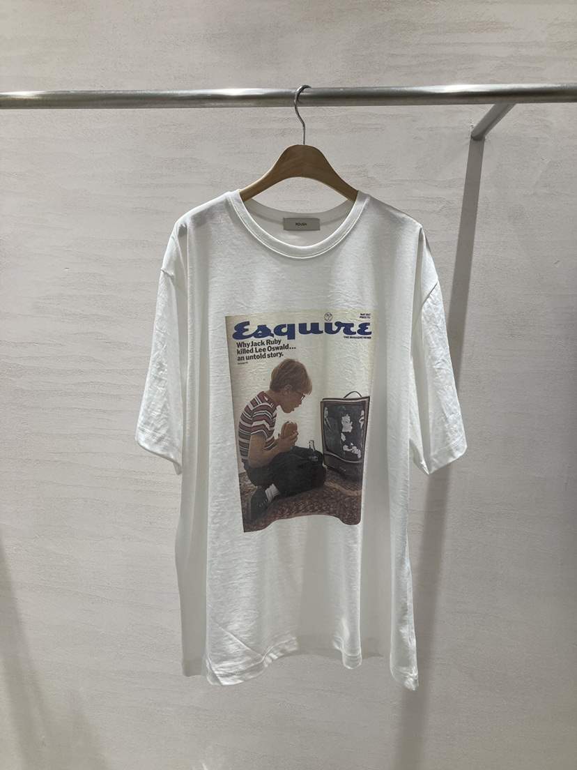 ROUGH韓國直郵㊣女士新品時尚推薦休閑人氣25秋冬職業真品T恤ROUGHT恤