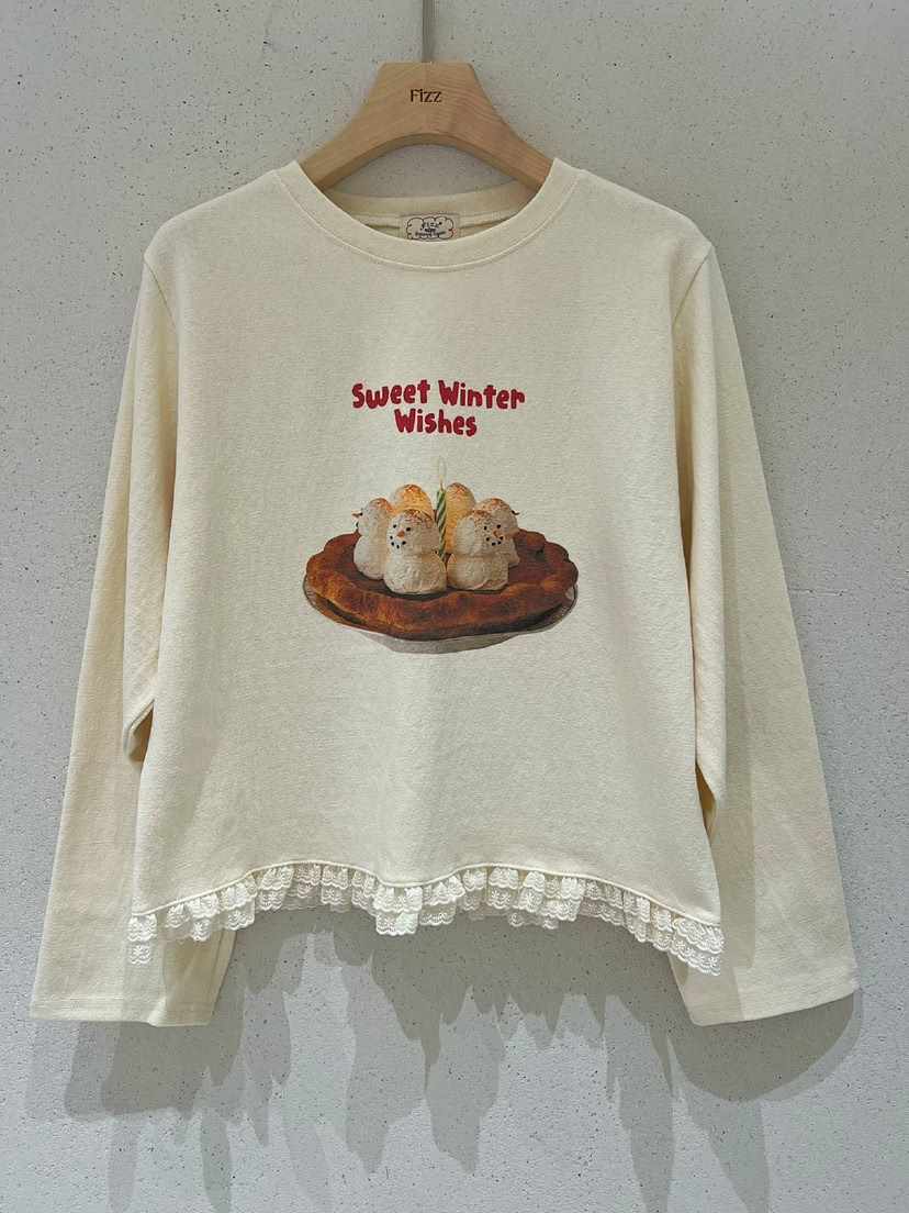 FIZZ韓國直郵㊣女裝新款時尚休閑熱賣25秋冬人氣推薦長袖T恤FIZZ長袖T恤