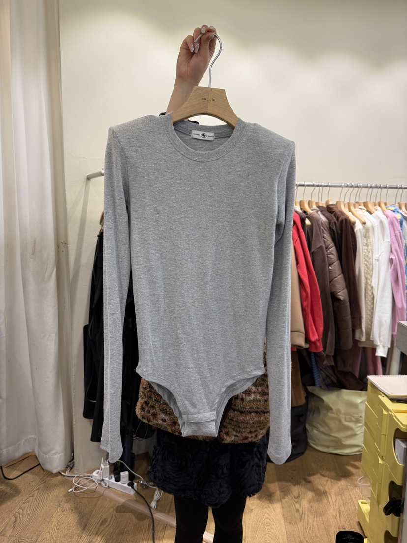 AUVERFIT韓國代購㊣女裝新品25秋冬休閑真品熱賣職業長袖T恤AUVERFIT長袖T恤