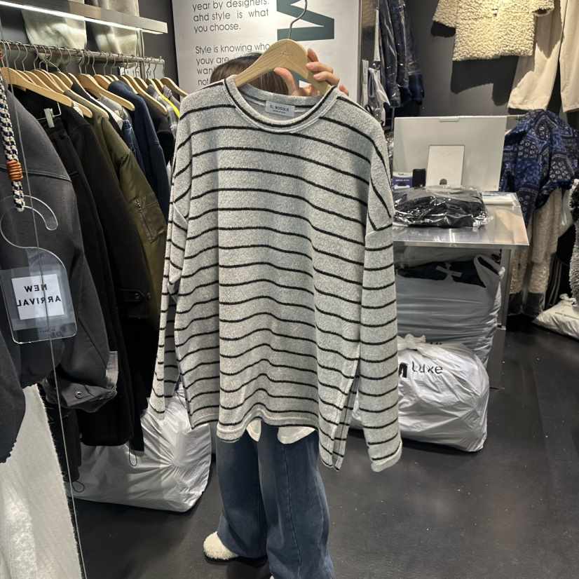 EL BOSQUE東大門㊣代購女裝新款人氣25秋冬休閑熱賣長袖T恤EL BOSQUE長袖T恤