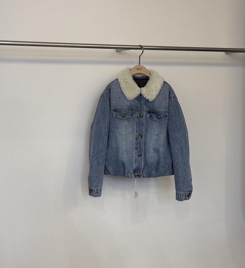 TWENTY FOUR SEVEN24-7韓國直郵㊣女士新款25秋冬短款羽絨服口袋填充鴨絨TEWNTY FOUR SEVEN24-7短款羽絨服