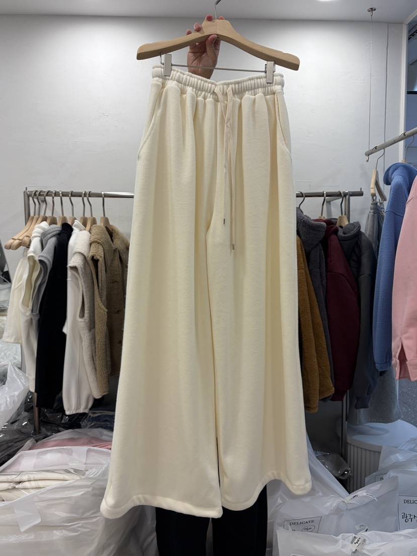 DELICATE韓國直郵㊣女士新款推薦人氣職業真品休閑褲皮褲貂皮DELICATE休閑褲