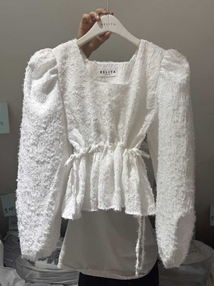 BELITA-L韓國直郵㊣女士新品真品熱賣休閑25秋冬襯衫蕾絲衫BELITA-L襯衫/蕾絲衫