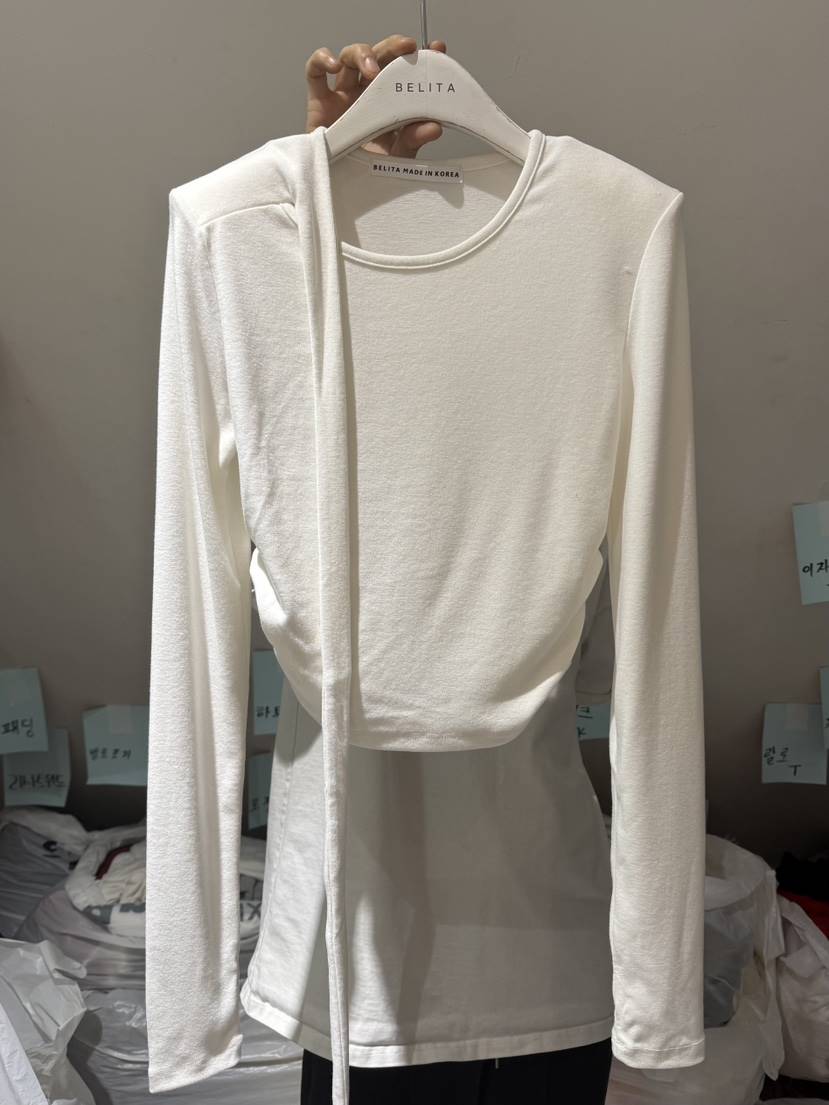 BELITA-L東大門㊣直郵女士新款休閑職業熱賣真品人氣長袖T恤BELITA-L長袖T恤