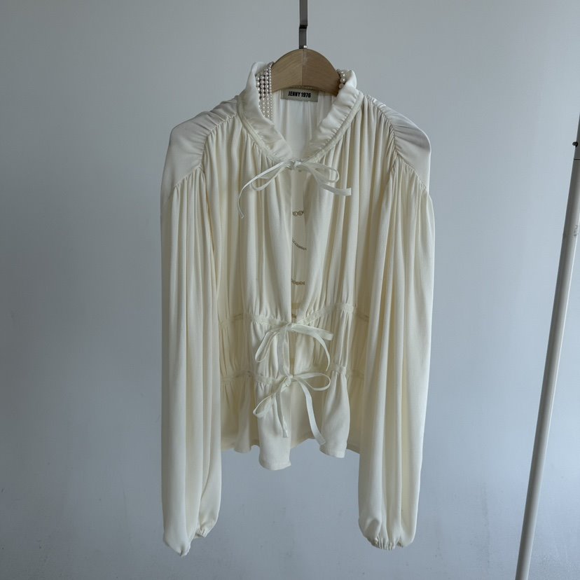 JENNY 1976東大門㊣實拍女裝新品時尚25秋冬襯衫蕾絲衫不含飾品JENNY 1976襯衫/蕾絲衫