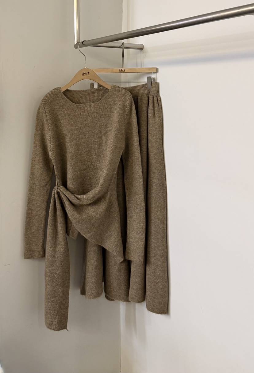 TWENTY FOUR SEVEN24-7東大門㊣代購女裝新款人氣套裝羊毛套裝TEWNTY FOUR SEVEN24-7套裝