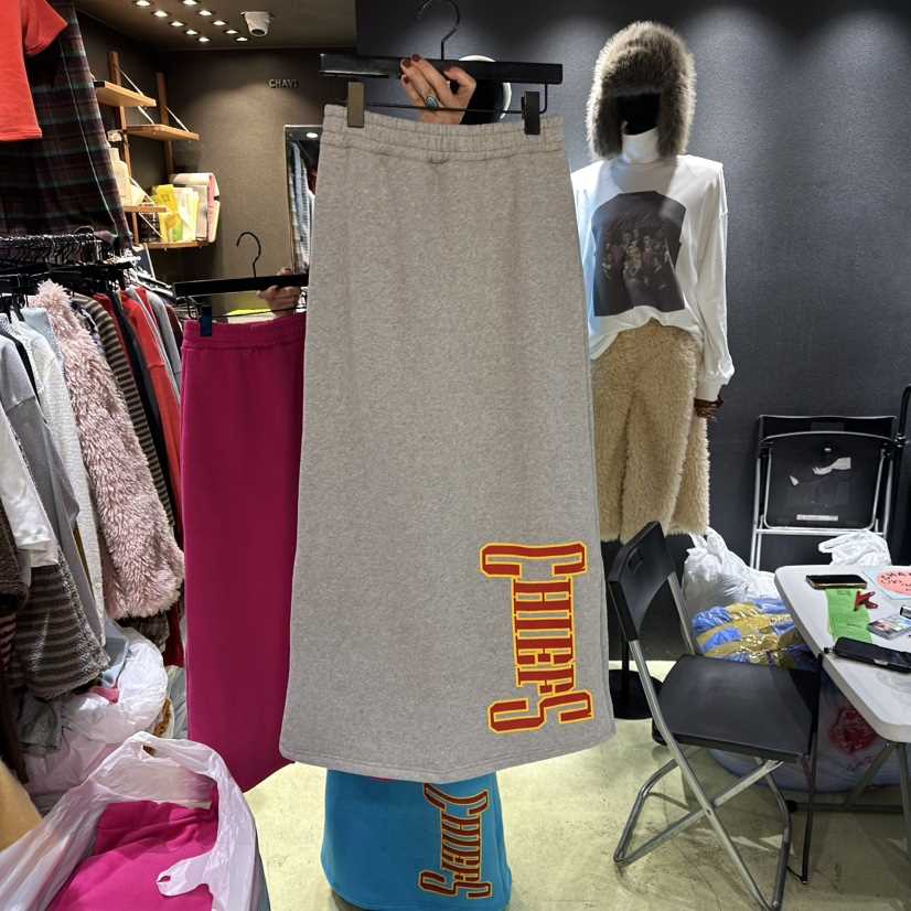 CHAVI韓國代購㊣女士新品真品25秋冬職業時尚推薦熱賣長裙加絨CHAVI長裙