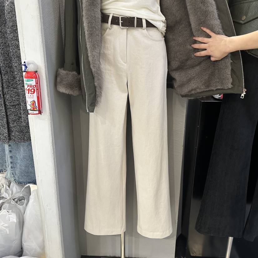 FLAMME TOIT東大門㊣實拍女士新品休閑熱賣職業休閑褲加絨棉FLAMME TOIT休閑褲