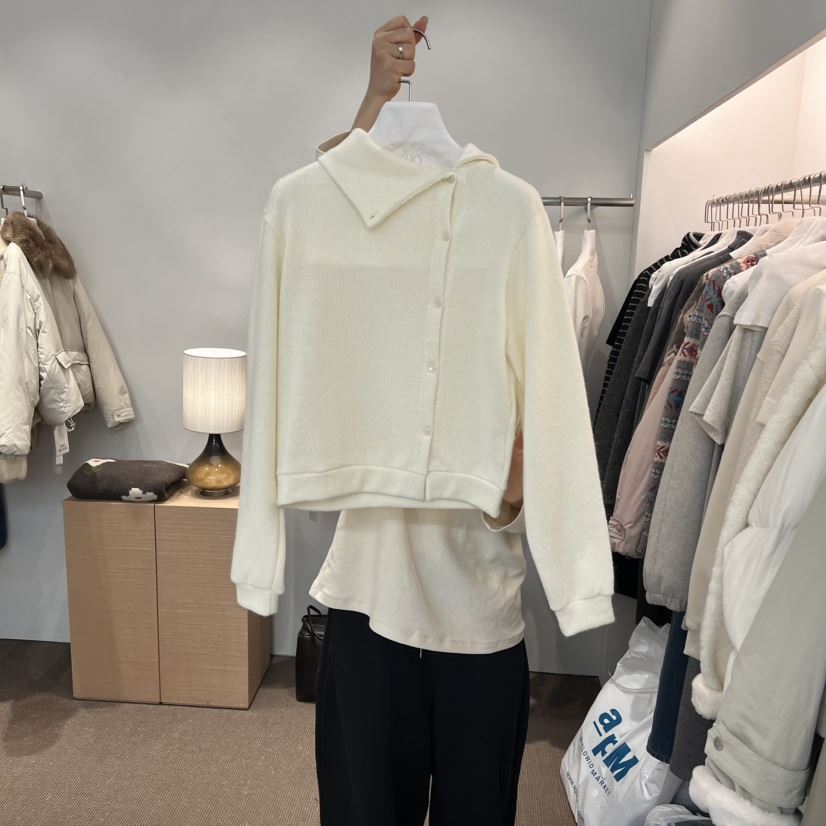 SIHO ARCHIVE東大門㊣代購女裝新款時尚25秋冬長袖T恤羊毛混紡SIHO ARCHIVE長袖T恤