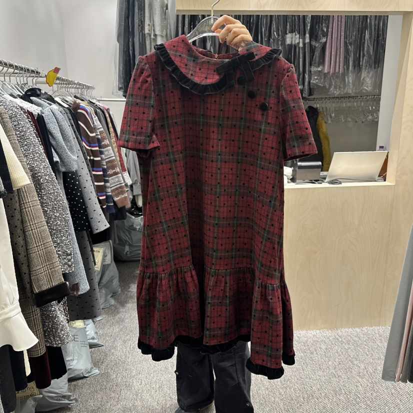 NAPKIN東大門㊣代購女裝新款休閑真品25秋冬時尚推薦連衣裙NAPKIN連衣裙