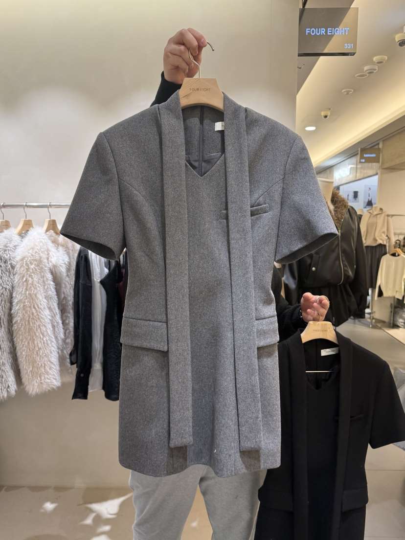 FOUREIGHT韓國代購㊣女士新款休閑推薦人氣熱賣職業25秋冬連衣裙FOUR EIGHT連衣裙