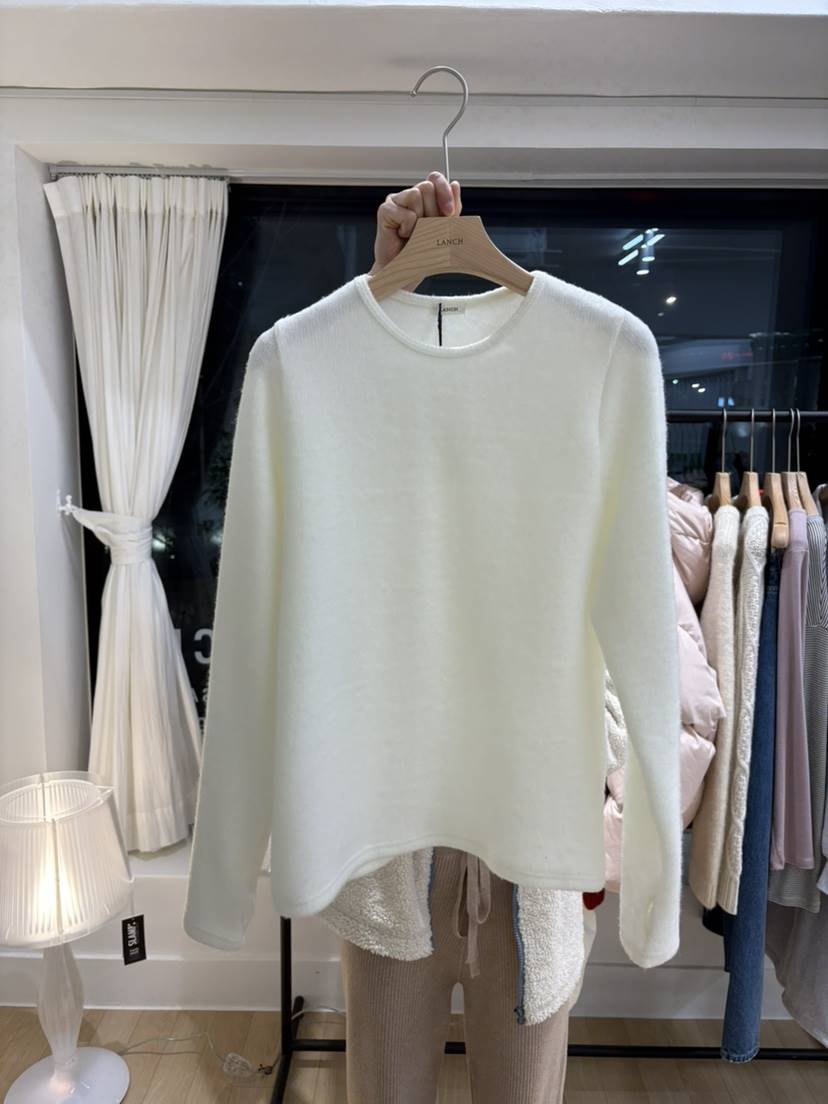 LANCH韓國代購㊣女裝新款人氣時尚推薦25秋冬職業休閑長袖T恤LANCH長袖T恤