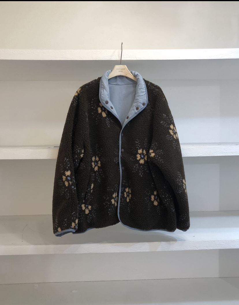 FORMSTUDIO韓國直郵㊣女裝新品推薦時尚熱賣夾克兩面穿花朵FORMSTUDIO夾克